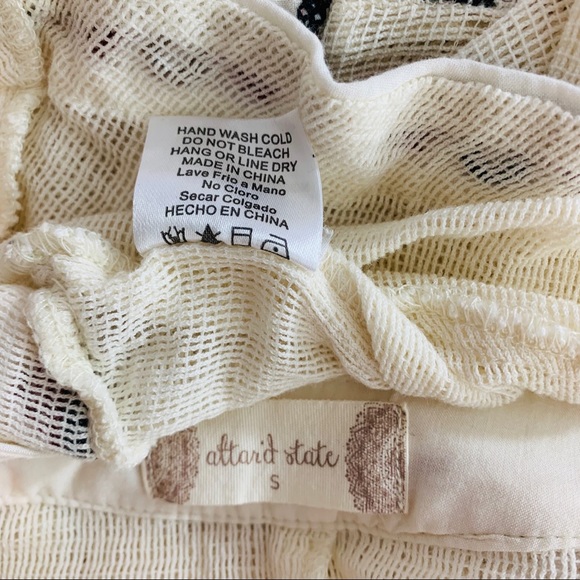 Altar’d State / Boho Cream Mesh Embroider - Picture 8 of 8